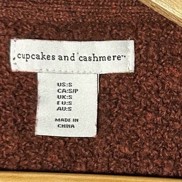 cupcakes & cashmere Rich Brown Open-Front Cardigan - Picture 8 of 9